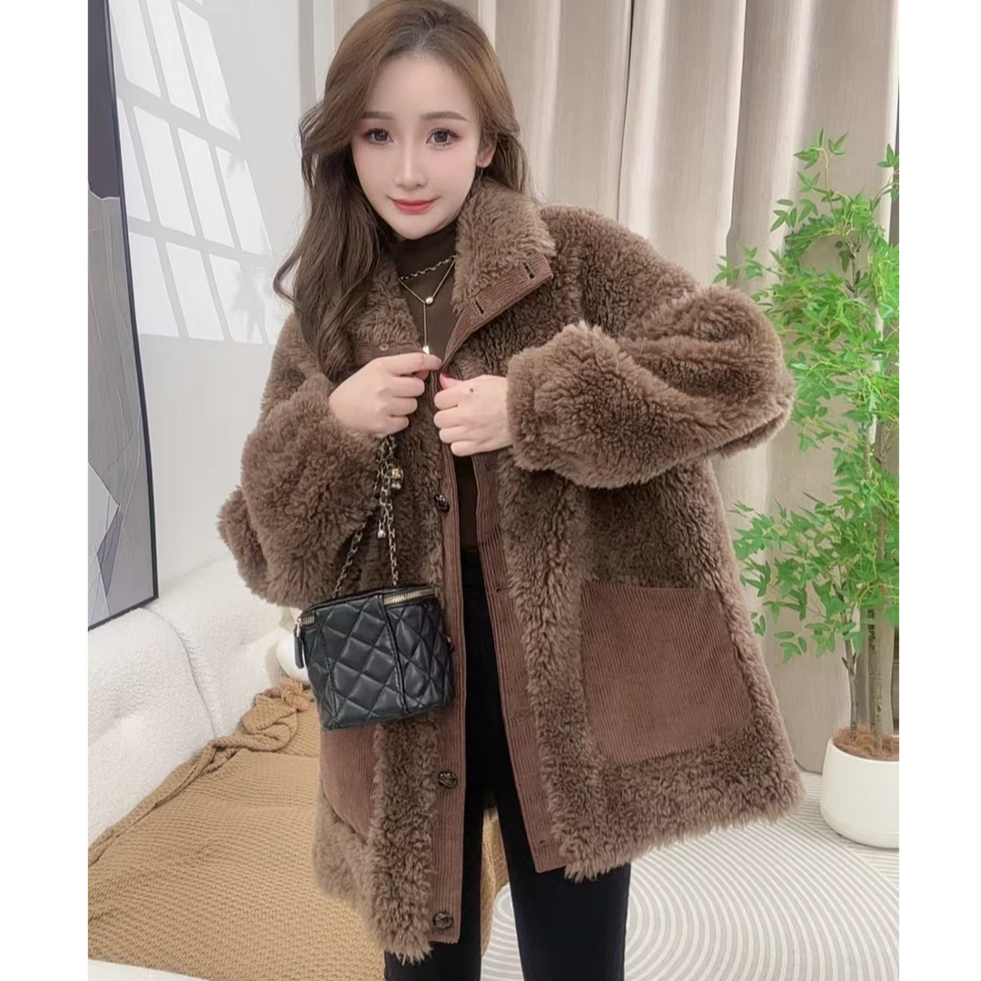 2024冬季新款今年流行加厚保暖外套秋冬款高级感厚外套女冬装