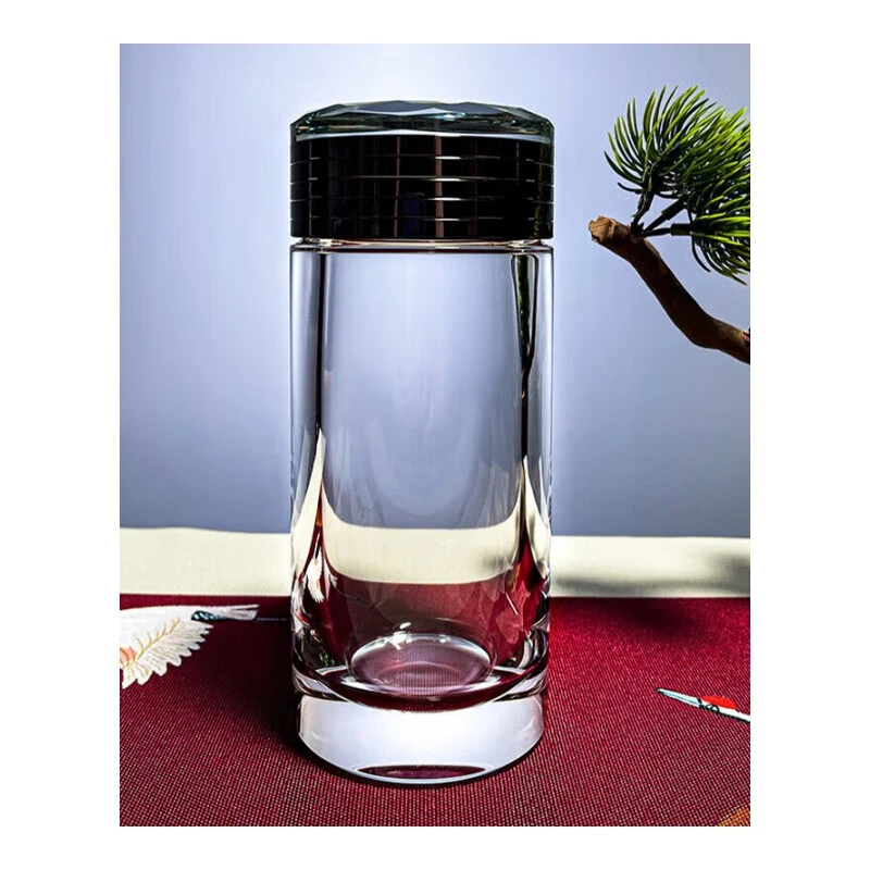 无铅熔炼水晶杯水晶玻璃杯黑钻熔炼水晶杯水晶玻璃杯大容量密封车