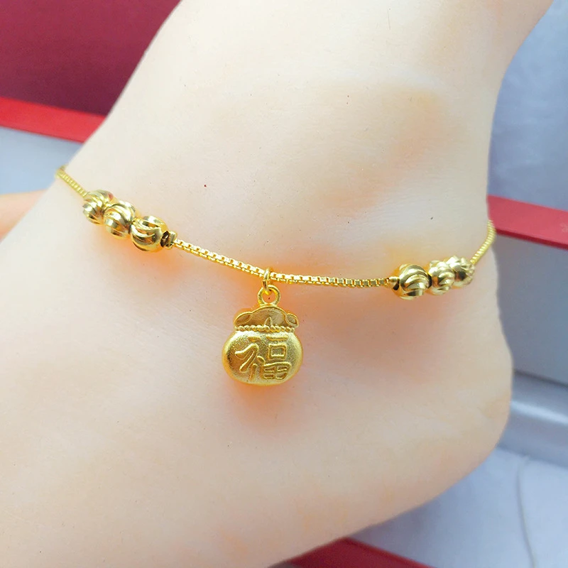 合金脚链 1号店福代脚链1026