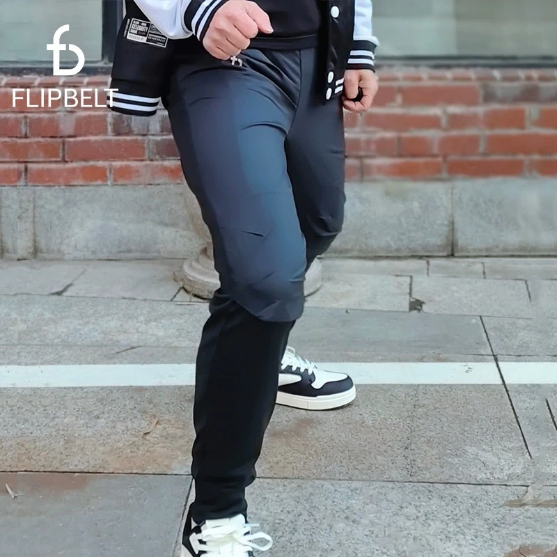 FlipBelt|男士日常运动长裤篮球网球机能裤户外跑步训练裤快干