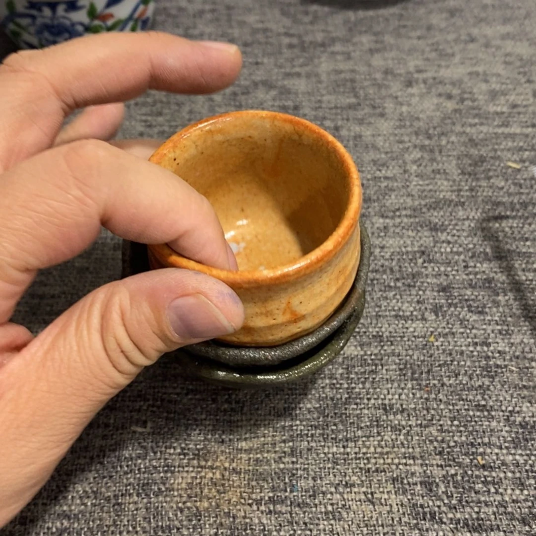 紫砂茶杯非常漂亮好看的物品