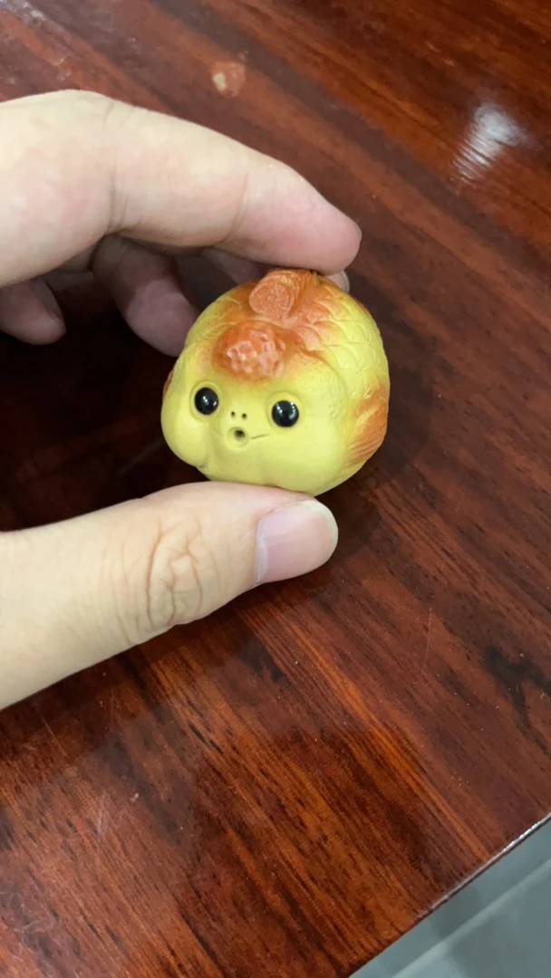 紫砂段泥泡泡鱼茶宠