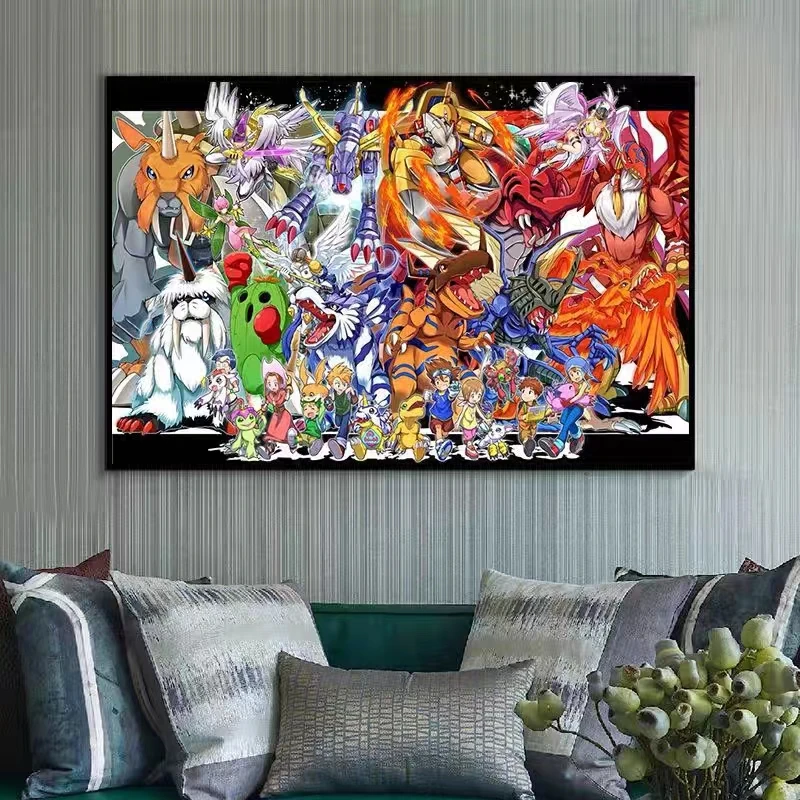 《数码宝贝》挂画大合集客厅装饰画70*100