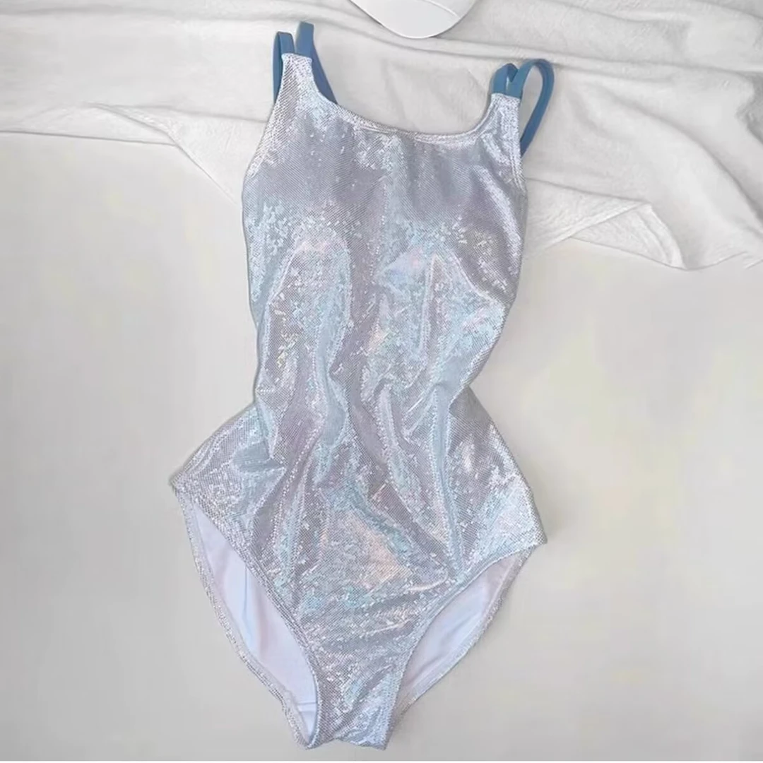泳衣女款24年爆款遮肉高级竞速显瘦连体泳衣