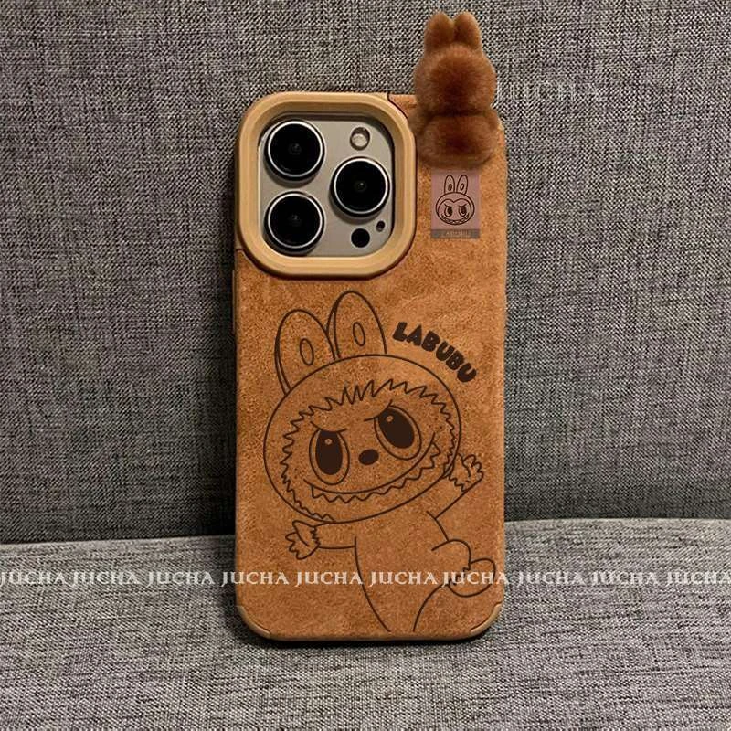 线条拉布布适用苹果16promax手机壳防摔小米15防摔华为mate70小众