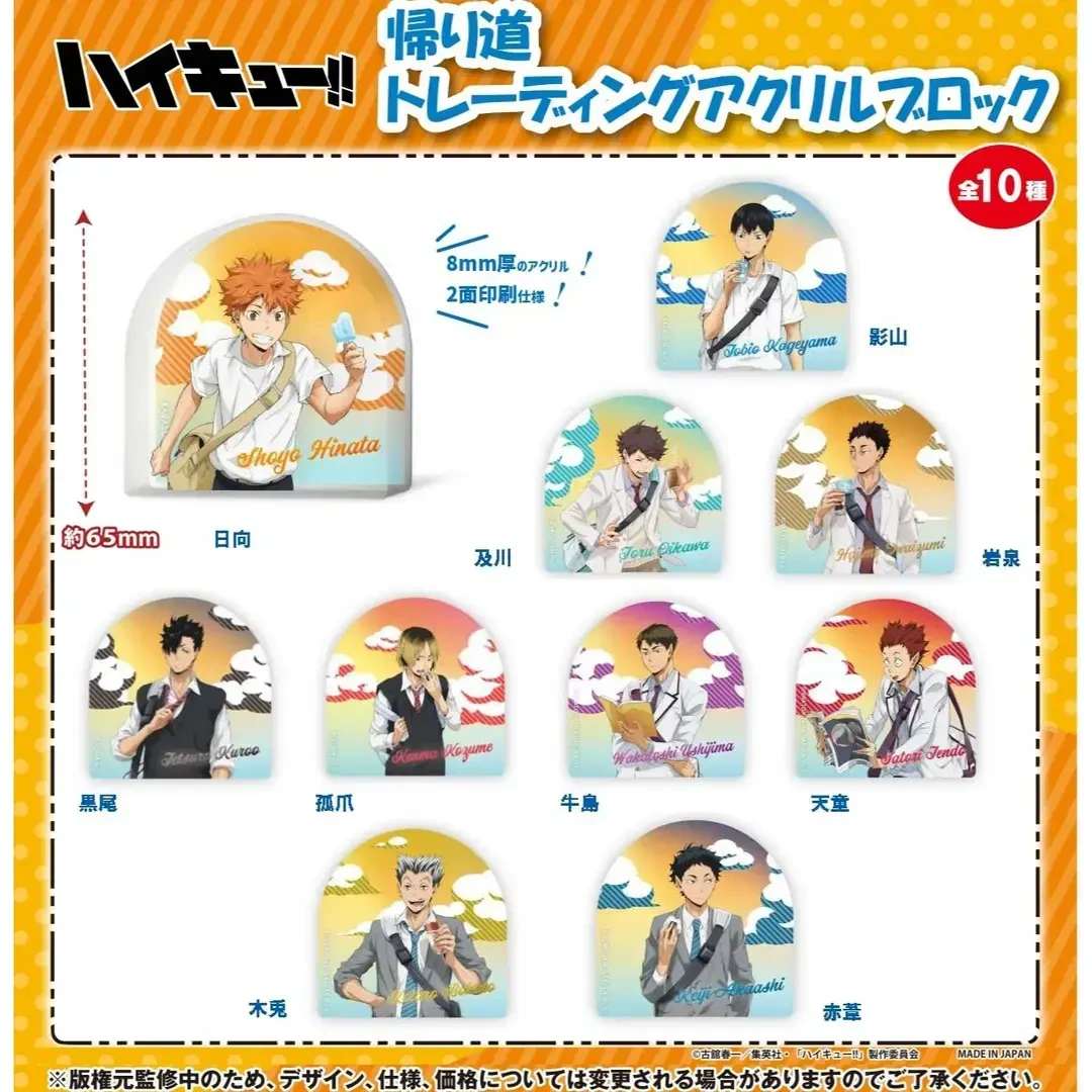 【日谷】排球少年 下校亚克力砖（盲盒代拆）