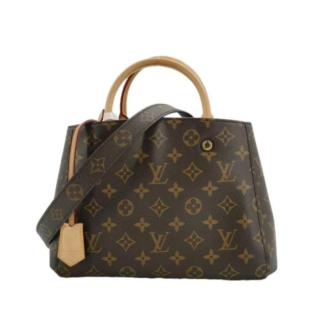 95新 LouisVuitton/路易威登 lv/老花蒙田bb/22010/姐妹花