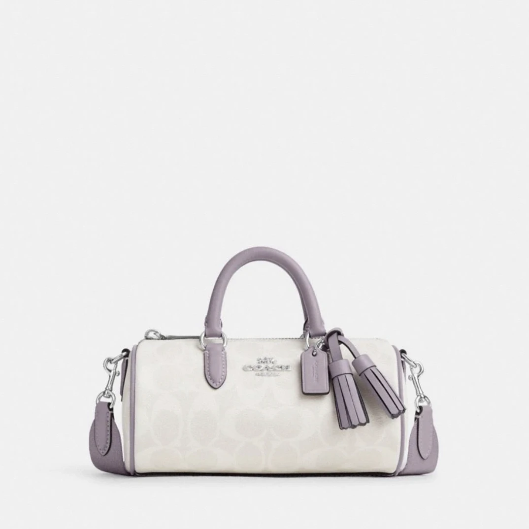 99新 COACH/蔻驰 紫色巴比龙/15022/姐妹花