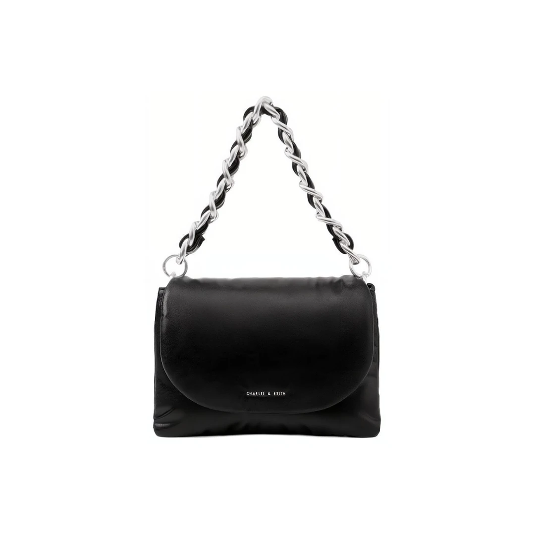 全新未使用 CHARLES & KEITH 黑色链条包/30240/姐妹花