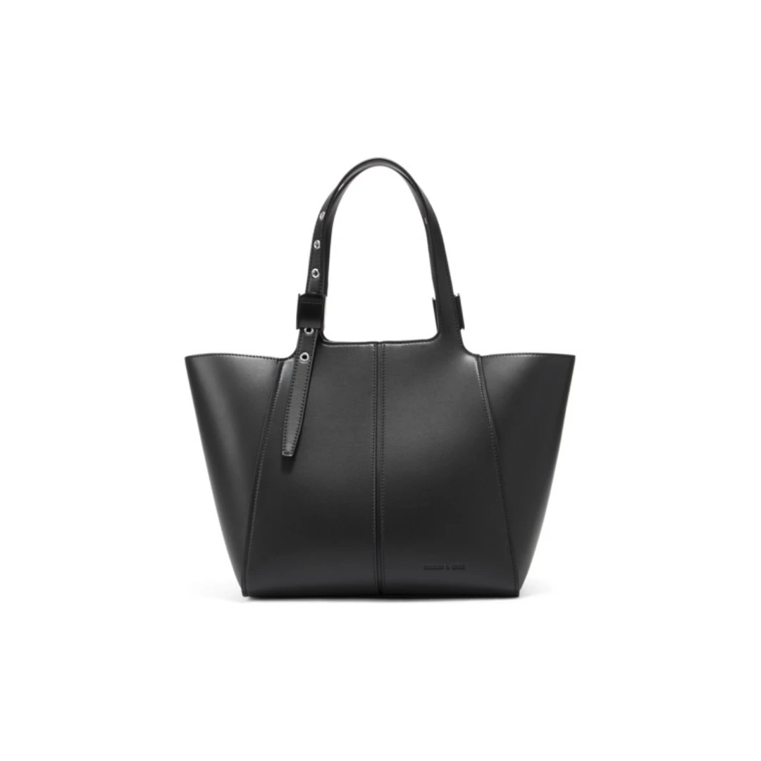 全新未使用 CHARLES & KEITH 黑色托特包/30231/姐妹花