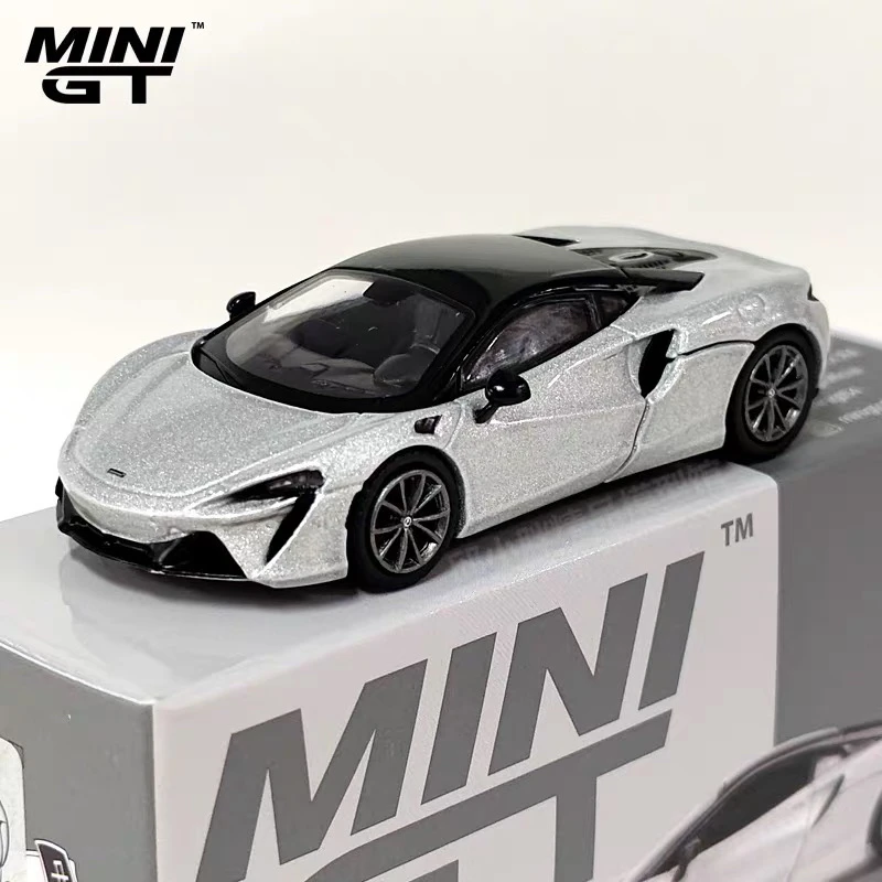 TSM MINI GT合金车1:64迈凯 McLaren麦克拉伦Artura仿真汽车模型