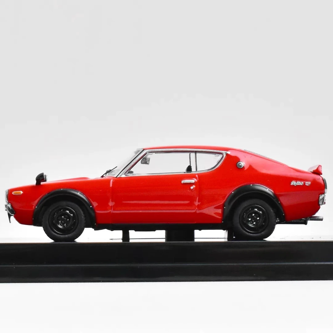 强尼玩具红色天际线2000gtr skyline kpgc110 合金车模1:64比例
