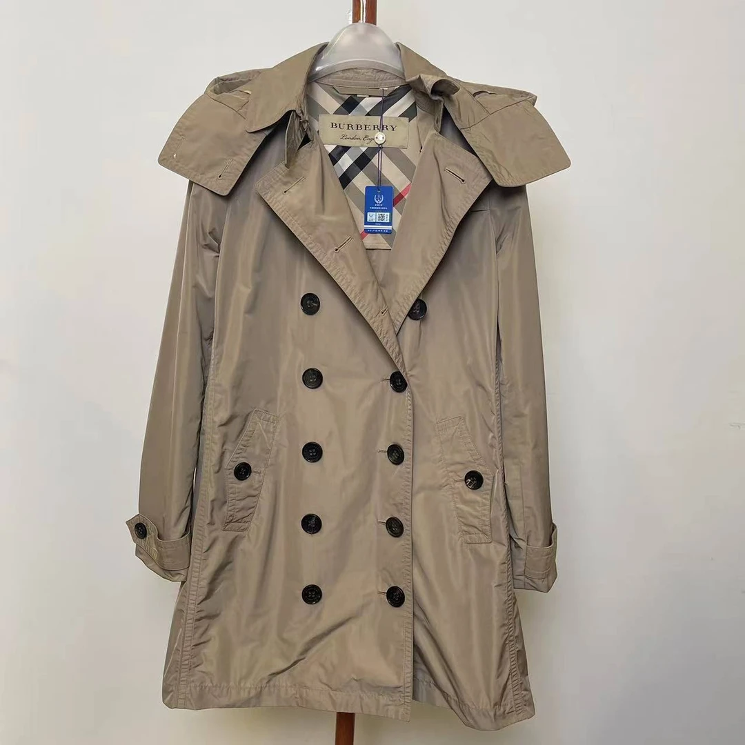 BURBERRY/博柏利99新/双双臻选/博柏利风衣/uk10码/na31263