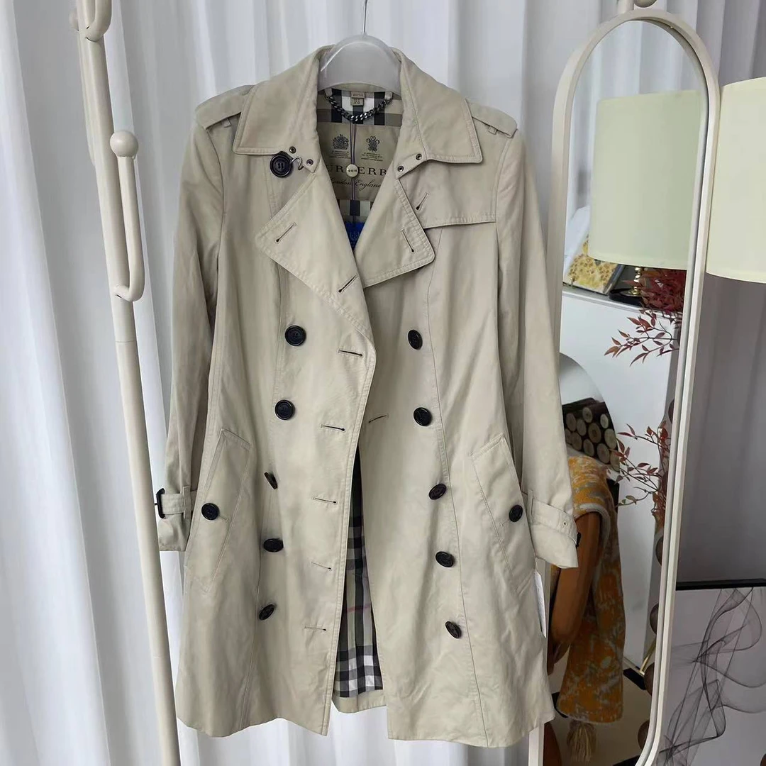 BURBERRY/博柏利双双臻选/博柏利风衣/uk6码/na31395