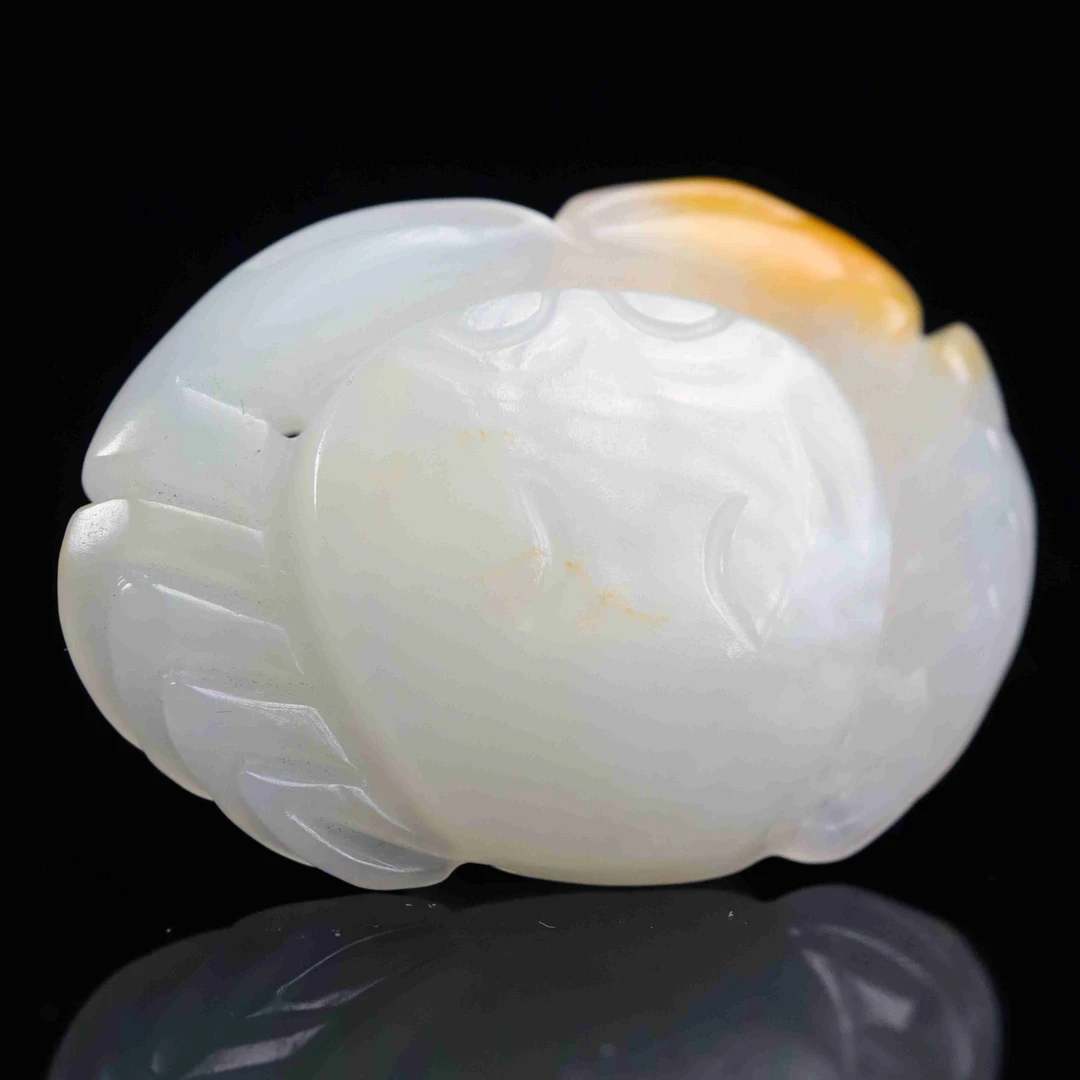 872清代和田玉八方来财1123