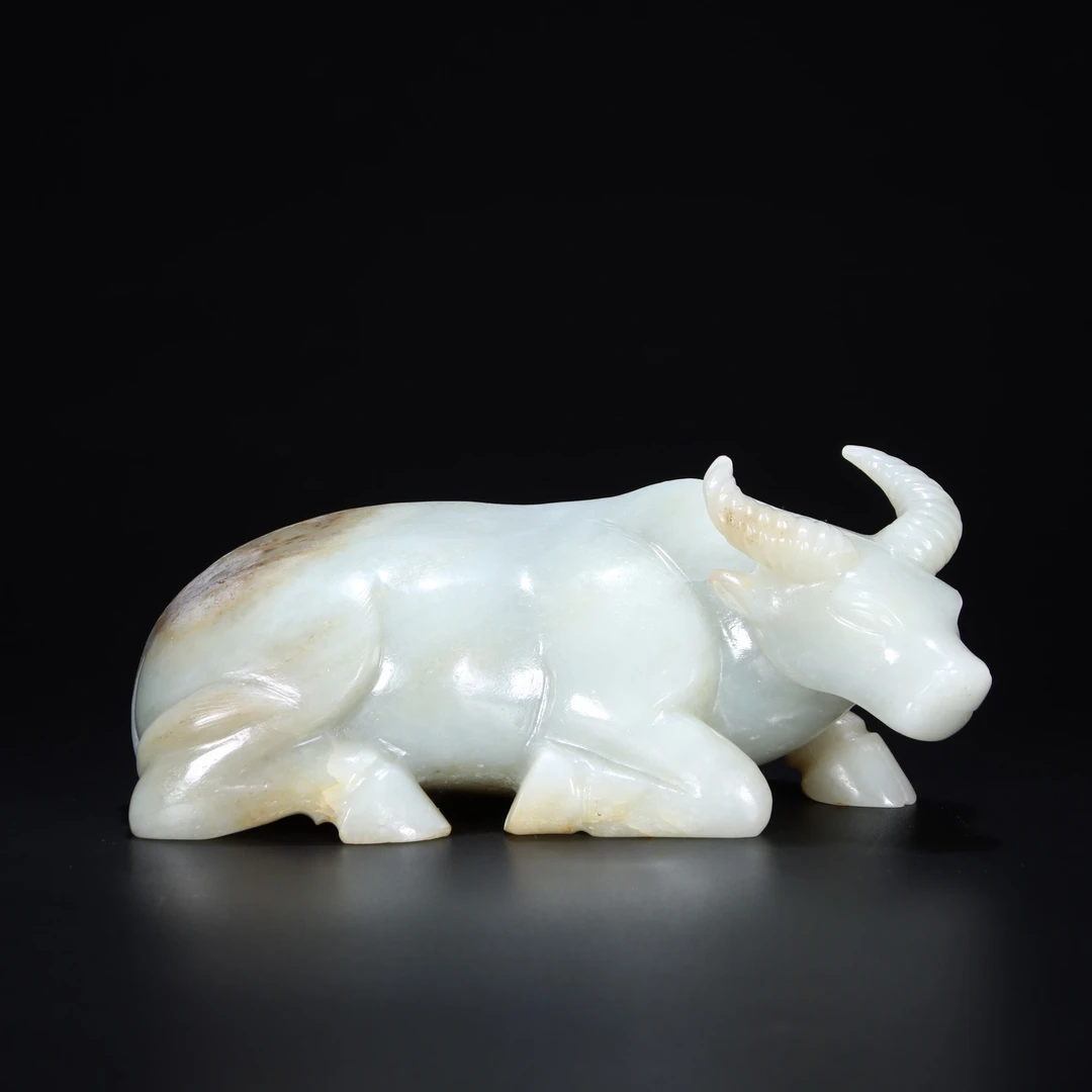 1080清代和田玉玉牛739