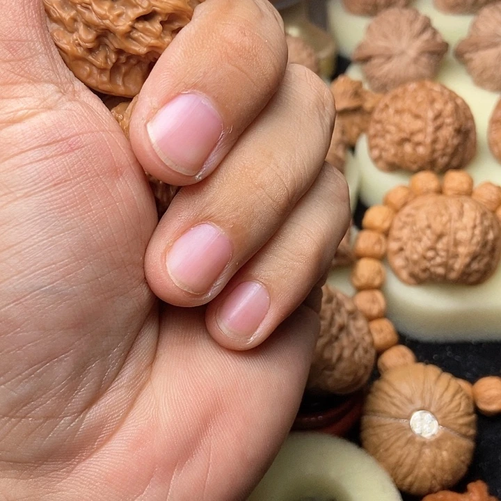 文玩核桃把件宇盘山三棱