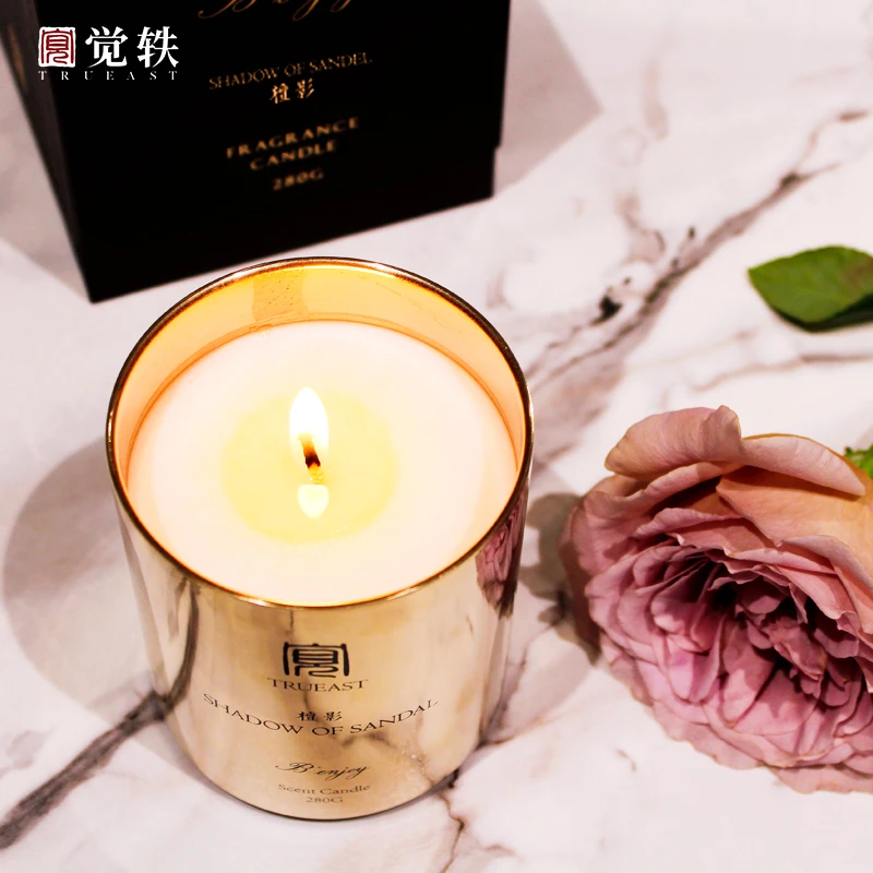 觉轶TUREAST【温馨空间】宝珏B`enjoy檀影蜡烛香薰套装