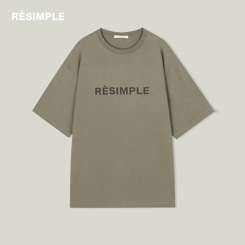 RESIMPLE简单点『商场同款』极简生活-短袖T恤0055