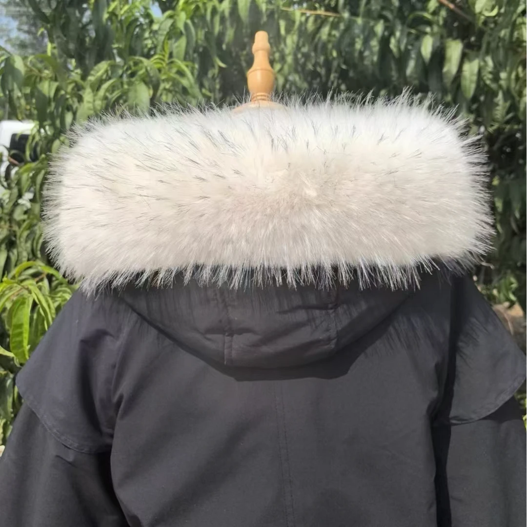 毛领单买派克服棉服通用大毛领貉子毛领假领子保暖毛毛领