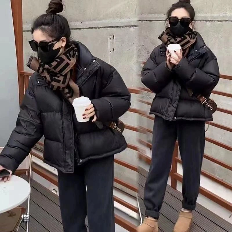 波司豋羽绒服秋短款女士女款大码加厚小袄面包洋气衣外套潮