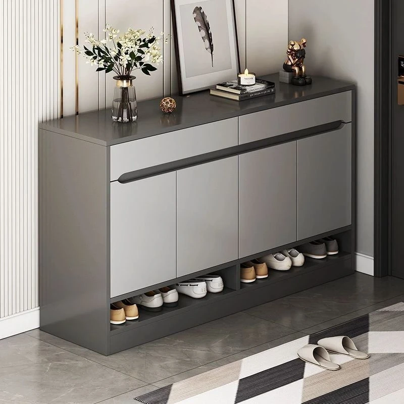 新疆包邮鞋柜家用门口2024新款爆款室内入户门玄关柜楼道大容量门