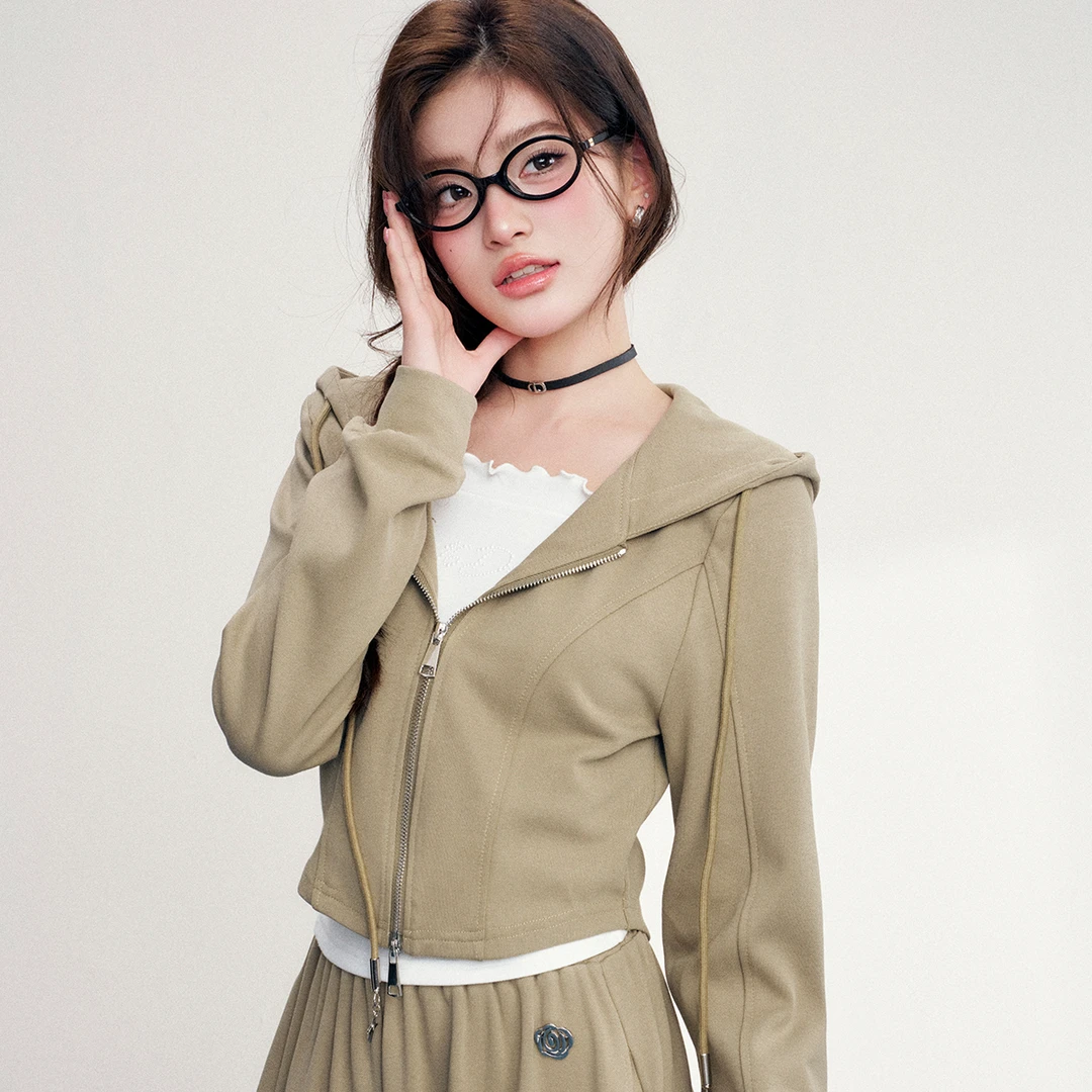 16DEWS 2024SS 弹力高腰阔腿休闲裤