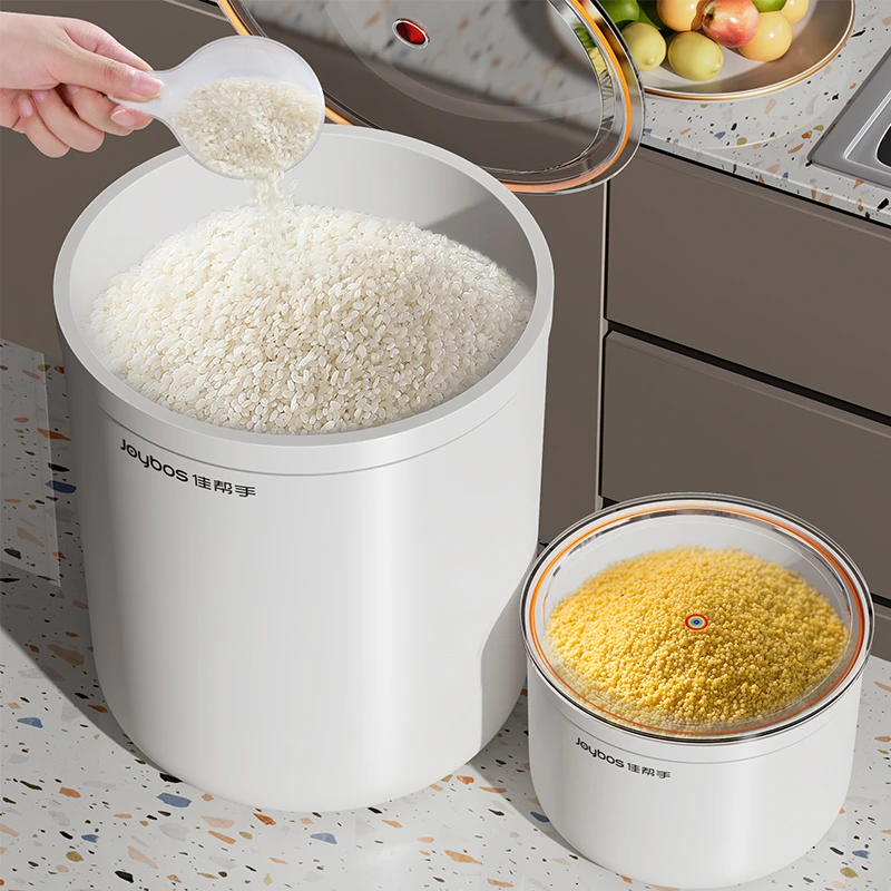 佳帮手米桶家用20斤装大容量防潮防虫面桶宠物零食杂粮密封收纳盒