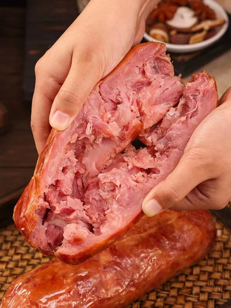 尚尚海鲜7个青岛老火腿300g/个老青岛火腿手工优选熏烤肉香大块