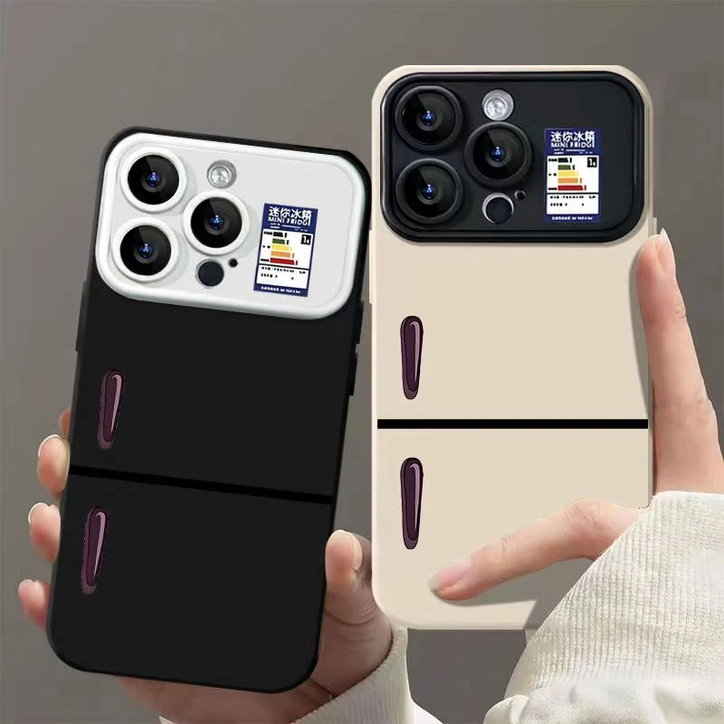 迷你冰箱适用iPhone14promax/15手机壳13女12华为/小米/oppo/vivo
