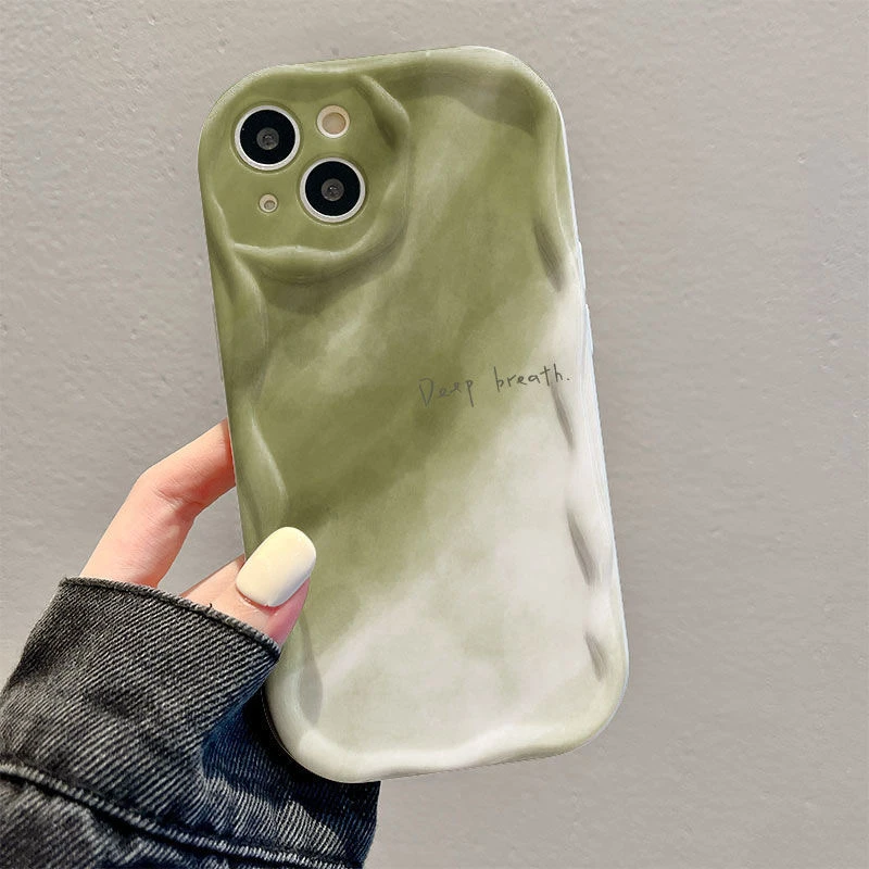 晕染水彩适用iPhone14promax/15手机壳13女12华为/小米/oppo/vivo