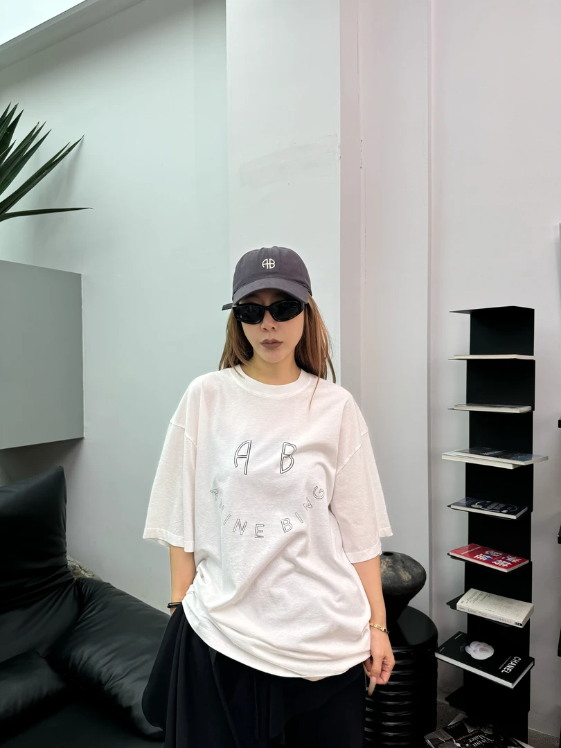 【ANINE BING】2024秋冬新款A-08-2427-150设计师潮流百搭T恤长袖女