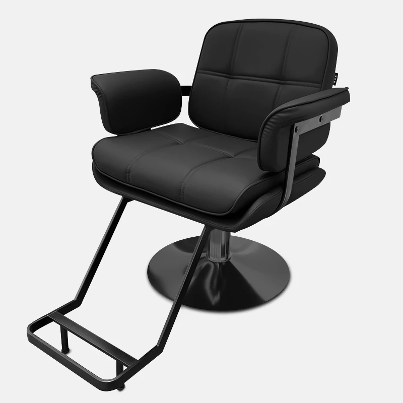 高端轻奢美发店椅子发廊专用可升降放倒椅潮店理发店剪发椅烫染椅
