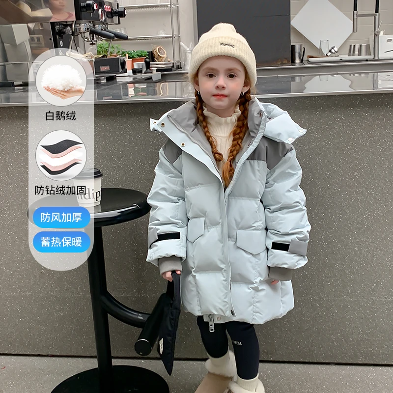 尤画冬季设计师原创女童冬季鹅绒服98012