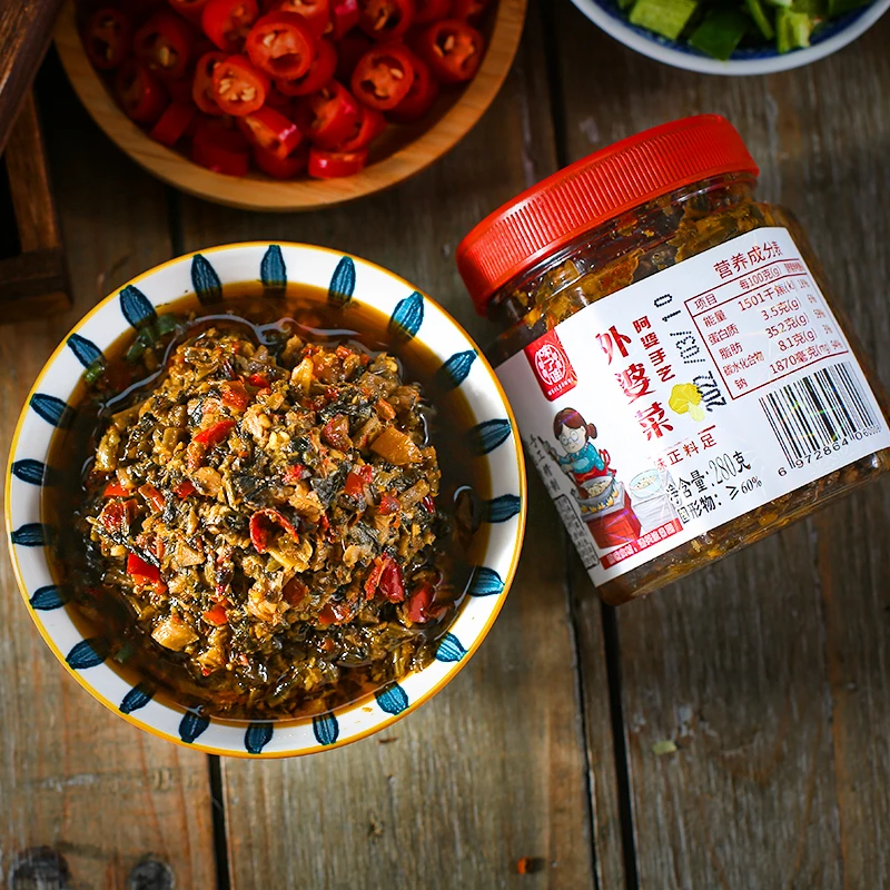湘西农家外婆菜即食正宗瓶装萝卜干湖南下饭菜炒家常菜微辣酱菜