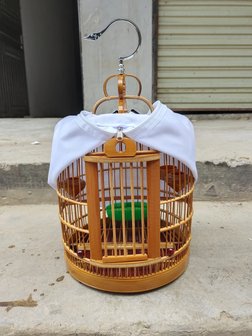 绣眼鸟笼新款上档次鸟笼大全平底鸟笼凯里黄豆鸟小直经老式圆形