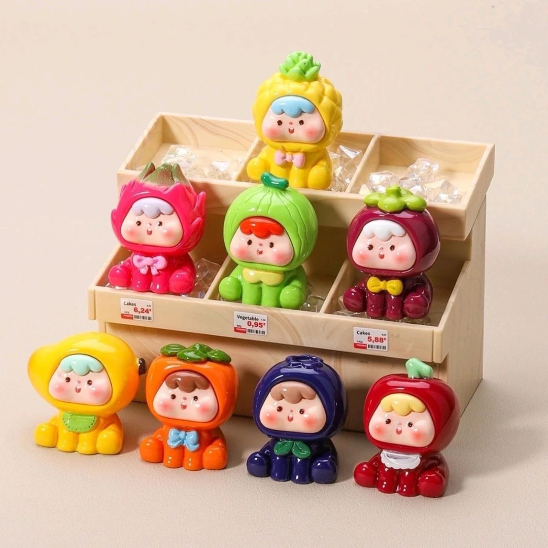 【九宫格 许愿 对对碰】四代实色水果立体