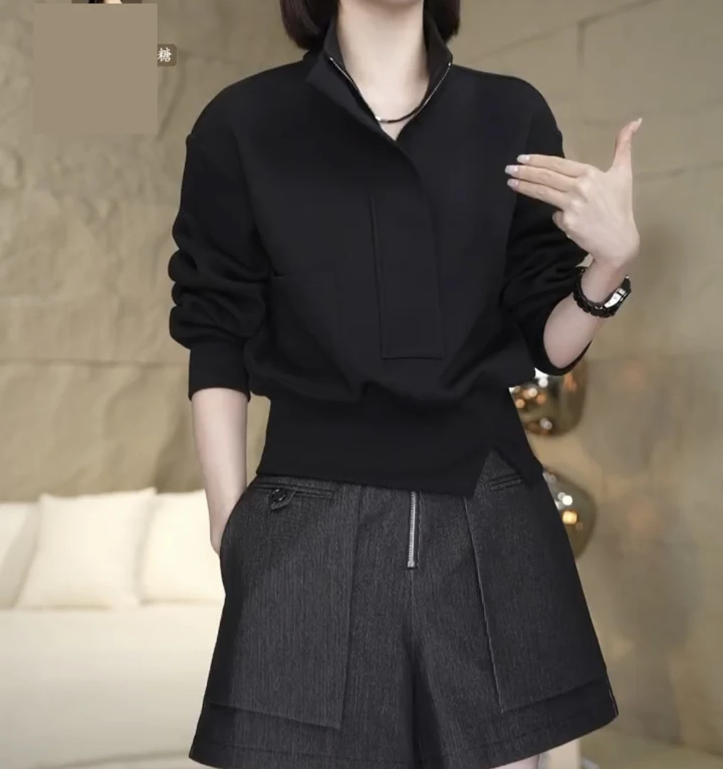 秋冬款加绒舒适保暖百搭卫衣休闲长袖-949