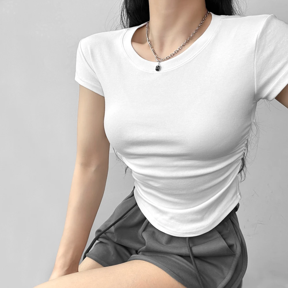 厂家直销（质量不好不要钱）户外运动健身显瘦打底衫女春秋修身上衣