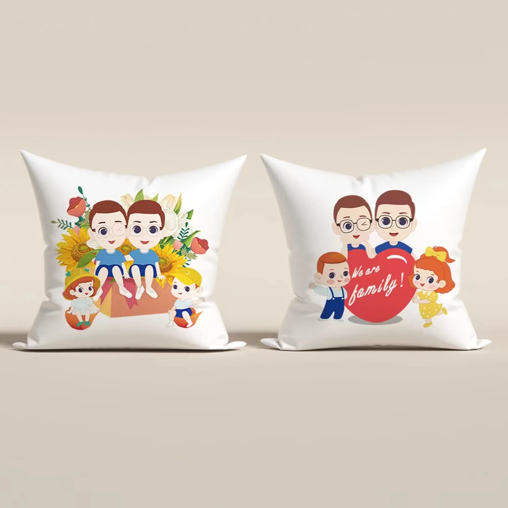 FL 柠檬可乐一家四口抱枕