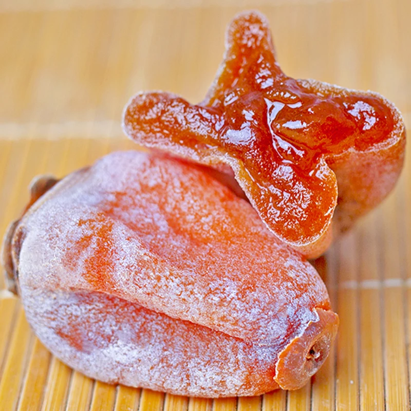 广西霜降柿饼流心吊柿饼1-3斤装手工晾晒柿子饼独立包装 冷冻储存