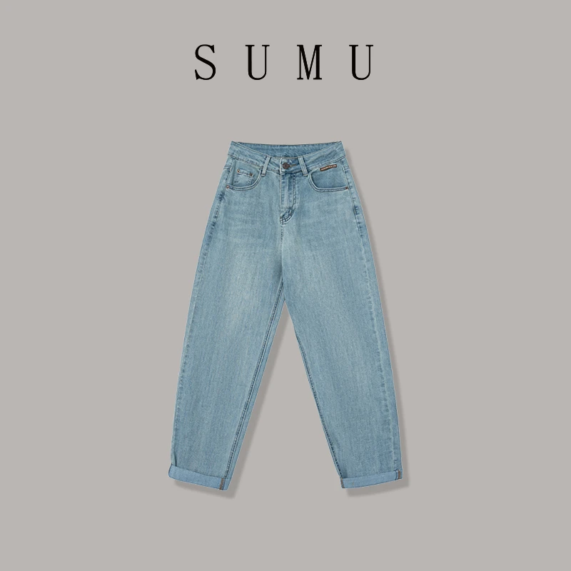 宿慕SUMU 牛仔裤秋季新款舒适女款牛仔裤31919