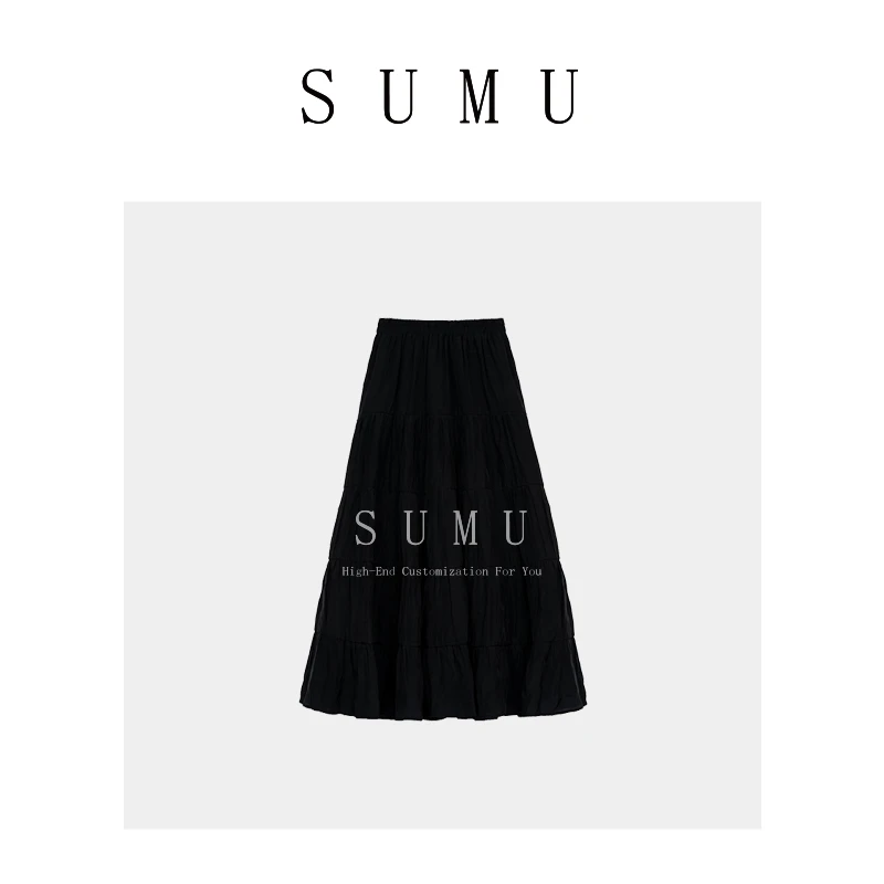 宿慕女款半身裙夏季新款时尚轻奢遮肉显瘦气质半身裙女1912