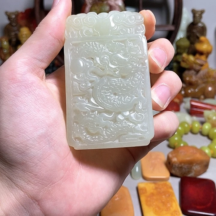 白玉菩提吊坠一一