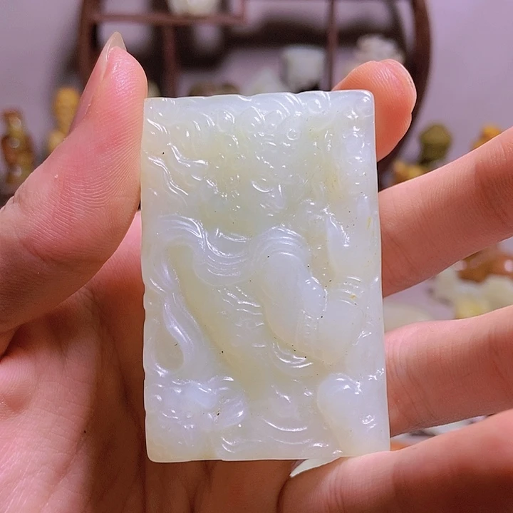 白玉菩提吊坠一一