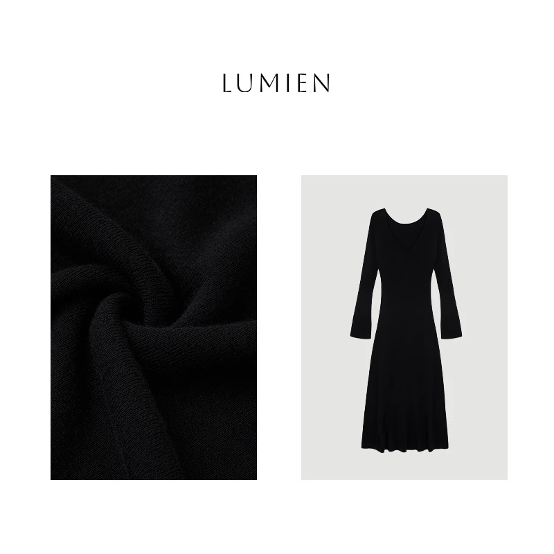 【LUMIEN】纸片人针织连衣裙LX4JLL088