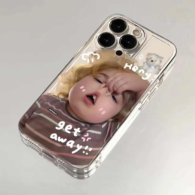 搞怪欧美小孩适用苹果小米oppovivo华为iPhone13手机壳14/15卡通