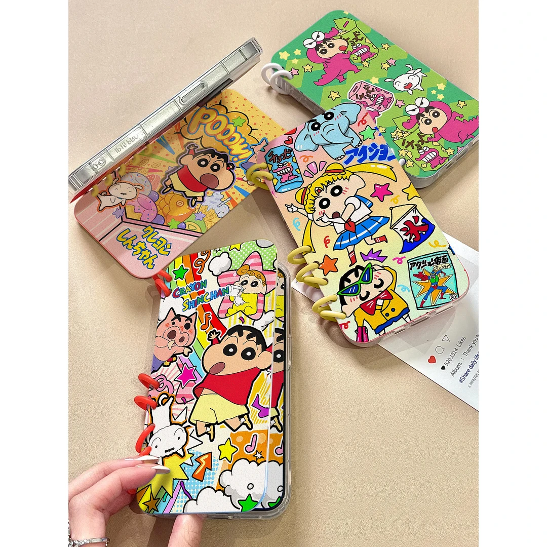 爆款书本小新合集适用苹果16/15Promax手机壳14/13/12翻盖软套女