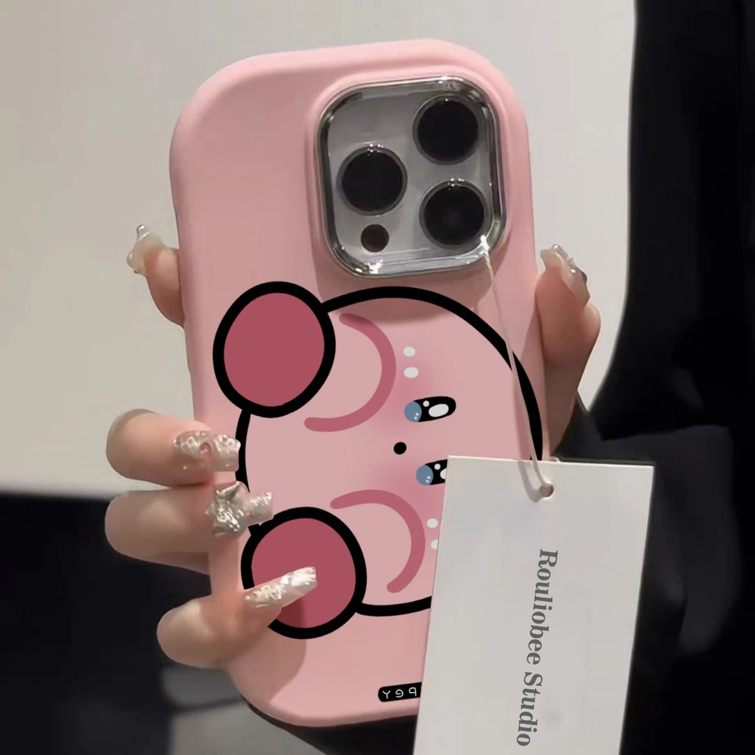 可爱卡通头像适用苹果15手机壳iphone13/14promax防摔12/11全包女