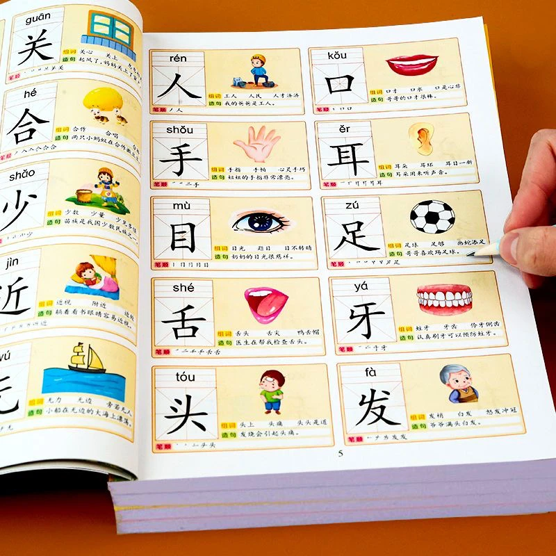 识字大王3000字幼儿园学前早教启蒙认字书儿童看图入门识字大王书